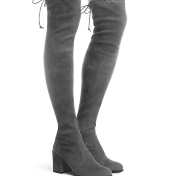 Stuart Weitzman Tieland OTK Boots (6.5) - Picture 1 of 6